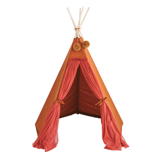 kids teepee in cognac rustic teepee